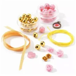 Djeco Sieraden Maken - Set Kralen En Bloemen 5 Djeco Sieraden Maken - Set Kralen En Bloemen -Kinderspeelgoed dj09801 02
