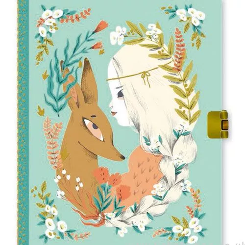 Djeco Dagboek Met Slot - Lucille 3 Djeco Dagboek Met Slot - Lucille