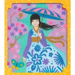 Djeco Knutselsetje Parels - Rond De Wereld -Kinderspeelgoed djeco knutselsetje parels rond de wereld ilovespeelgoed1