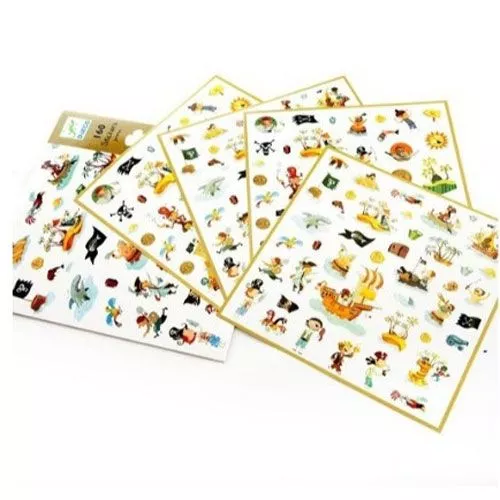 Djeco Stickers Piraten - 160st 5 Djeco Stickers Piraten - 160st - Afbeelding 3
