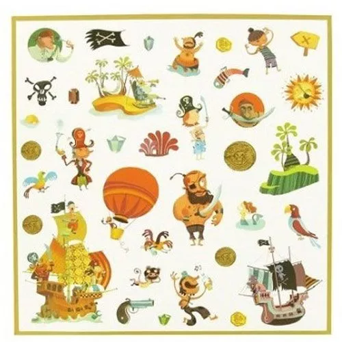 Djeco Stickers Piraten - 160st 6 Djeco Stickers Piraten - 160st - Afbeelding 4