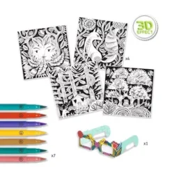 Djeco 3D Kleuren - Fantasiebos -Kinderspeelgoed djeco 3d kleuren fantasiebos 2