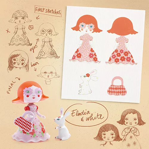Djeco Arty Toys - Elodia & White 4 Djeco Arty Toys - Elodia & White - Afbeelding 2