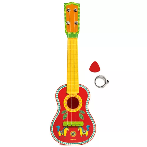 Djeco Gitaar Animambo - Klein 4 Djeco Gitaar Animambo - Klein - Afbeelding 2