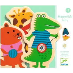 Djeco Houten Magneten Dieren (24st)