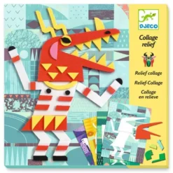 Djeco Knutselset Collage In Reliëf - Monsters