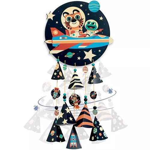 Djeco Knutselset Diy - Windgong - Sterren 4 Djeco Knutselset Diy - Windgong - Sterren - Afbeelding 2