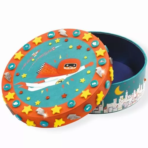 Djeco Knutselset Diy Bewaardoos Superheld 5 Djeco Knutselset Diy Bewaardoos Superheld - Afbeelding 3