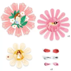 Djeco Knutselset Diy Bloemenmanden -Kinderspeelgoed djeco knutselset diy bloemenmanden1