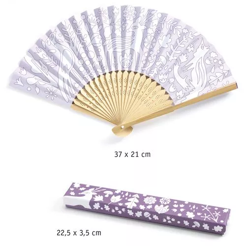 Djeco Knutselset Diy Waaier - Bosdieren 4 Djeco Knutselset Diy Waaier - Bosdieren - Afbeelding 2