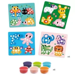 Djeco Knutselset Boetseerklei - Dieren 7 Djeco Knutselset Boetseerklei - Dieren -Kinderspeelgoed djeco knutselset klei dieren1