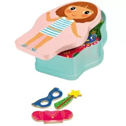 Djeco Magnetische Aankleedpop - Belissimo -Kinderspeelgoed djeco magnetische aankleedpop belissimo dj03084 2