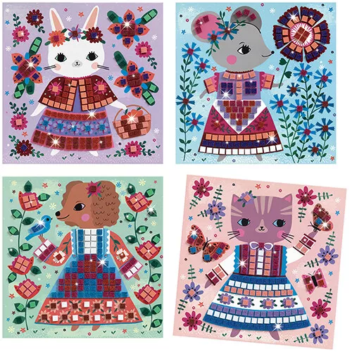 Djeco Mozaïek Lieve Huisdieren 4 Djeco Mozaïek Lieve Huisdieren - Afbeelding 2