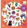 Djeco Stickers Exotico - 30st -Kinderspeelgoed djeco stickers exotico 30st 1