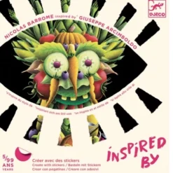 Djeco Stickerset Groentegezichten - Guiseppe Acrimboldo