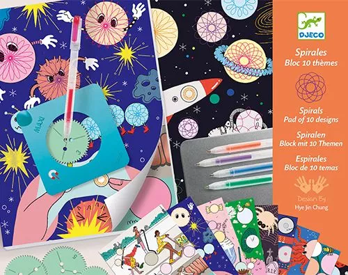 Djeco Tekenset Magnetische Spiralen 3 Djeco Tekenset Magnetische Spiralen