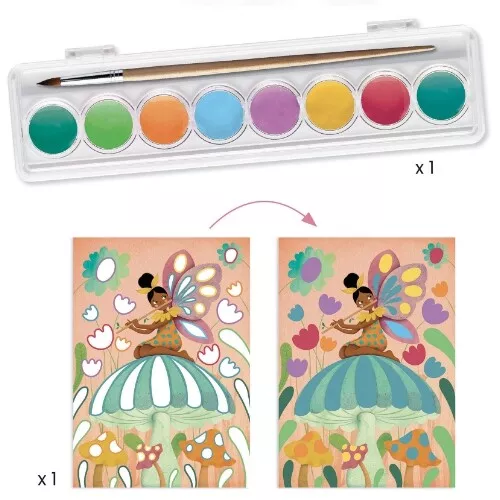 Djeco Knutselset Zes Activiteiten - Elfjes 7 Djeco Knutselset Zes Activiteiten - Elfjes - Afbeelding 5