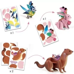 Djeco Knutselset Zes Activiteiten - Elfjes 14 Djeco Knutselset Zes Activiteiten - Elfjes -Kinderspeelgoed djeco tknutselset zes activiteiten feeen4