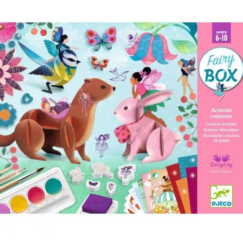 Djeco Knutselset Zes Activiteiten - Elfjes 3 Djeco Knutselset Zes Activiteiten - Elfjes