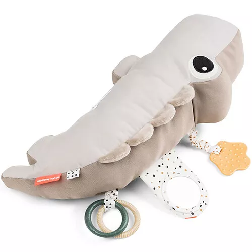 Done By Deer Activiteitenknuffel Croco - Sand 4 Done By Deer Activiteitenknuffel Croco - Sand - Afbeelding 2