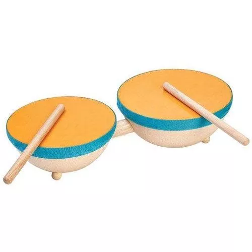 Plan Toys Dubbele Trommel 3 Plan Toys Dubbele Trommel