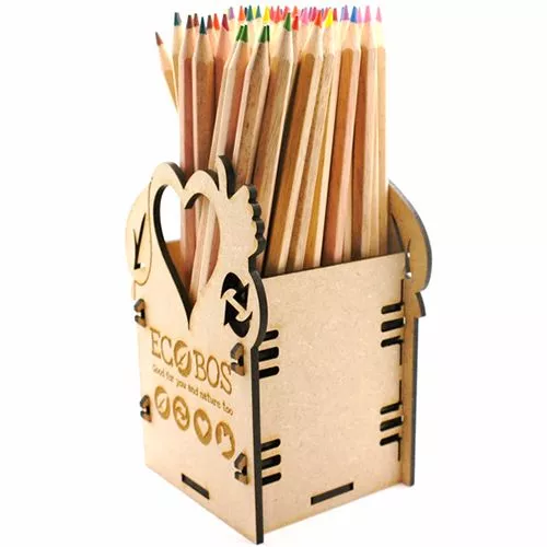 Ecobos Kleurpotloden - 72st 4 Ecobos Kleurpotloden - 72st - Afbeelding 2