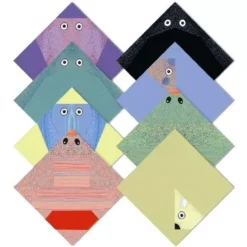 Djeco Origami Pooldieren -Kinderspeelgoed eenvoudige oriigami pooldieren dj08777