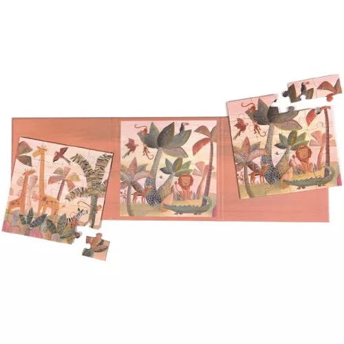 Egmont Toys Magnetische Puzzel Afrika - 2x20st 3 Egmont Toys Magnetische Puzzel Afrika - 2x20st