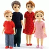Djeco Poppenhuis Familie Thomas & Marion - 11,5 Cm -Kinderspeelgoed familie thomas marion