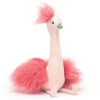 Jellycat Knuffelstruisvogel Fou Fou - 20 Cm -Kinderspeelgoed frou frou struisvogel