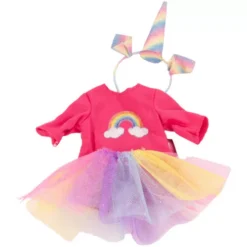 Götz Poppenkledingset Rainbow Unicorn - S En Xm