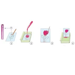 Djeco Glitterschilderijen Goud En Zijde -Kinderspeelgoed glitterschilderijen mode2 1