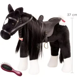 Götz Poppenpaard Gezadeld Zwart - Xl
