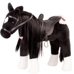 Götz Poppenpaard Gezadeld Zwart - Xl -Kinderspeelgoed gotz gezadeld paard zwart xl