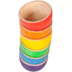 Grapat Houten Bakjes (6st)