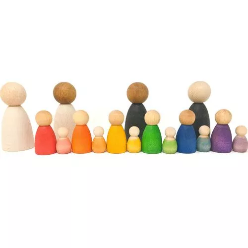 Grapat Houten Nins® Poppetjes Volwassen Licht (2st) 5 Grapat Houten Nins® Poppetjes Volwassen Licht (2st) - Afbeelding 3