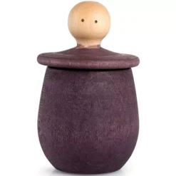 Grapat Houten Poppetje In Bakje - Violet 13 Grapat Houten Poppetje In Bakje - Violet -Kinderspeelgoed grapat houten poppetje in bakje violet 3