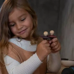 Grapat Houten Poppetje In Bakje - Violet 12 Grapat Houten Poppetje In Bakje - Violet -Kinderspeelgoed grapat houten poppetje in bakje violet 4