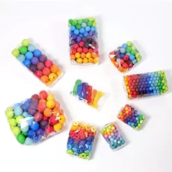 Grimm's Kralen Regenboog - 180st -Kinderspeelgoed grimm s kralen regenboog 180st 1