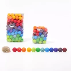 Grimm's Kralen Regenboog - 180st -Kinderspeelgoed grimm s kralen regenboog 180st 3