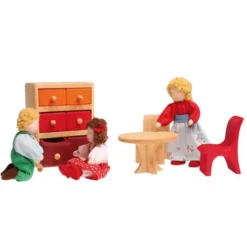 Grimm's Poppenhuispopje Vrouw Blond - 14 Cm 13 Grimm's Poppenhuispopje Vrouw Blond - 14 Cm -Kinderspeelgoed grimm s poppenhuis vrouw blond 20000a