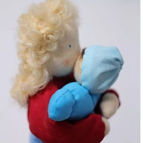 Grimm's Poppenhuispopje Vrouw Blond - 14 Cm 7 Grimm's Poppenhuispopje Vrouw Blond - 14 Cm - Afbeelding 5