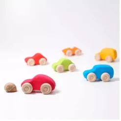 Grimm's Wagenpark Kleur - 6st -Kinderspeelgoed grimm s wagenpark kleur 6st 2