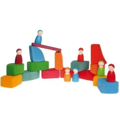 Grimm's Bouwblokken Abstract - 15st 18 Grimm's Bouwblokken Abstract - 15st -Kinderspeelgoed grimm s bouwblokken abstract 15st4