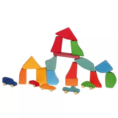 Grimm's Bouwblokken Abstract - 15st 7 Grimm's Bouwblokken Abstract - 15st - Afbeelding 5