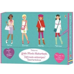 Uitgeverij Usborne Het Grote Mode Stickerboek Zelf Mode Ontwerpen - 4st