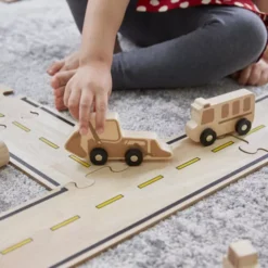 Guidecraft Dubbelzijdige Autoweg - 42st -Kinderspeelgoed guidecraft dubbelzijdige autoweg 42st 6