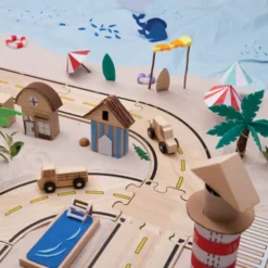 Guidecraft Dubbelzijdige Autoweg - 42st -Kinderspeelgoed guidecraft dubbelzijdige autoweg 42st 7