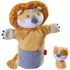 Haba Handpop Leeuw Met Baby