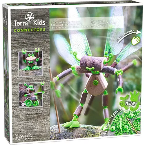 Haba Terra Kids Knutselset Connectors - Boshelden 3 Haba Terra Kids Knutselset Connectors - Boshelden